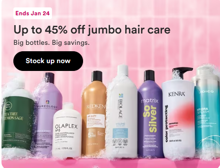 Haircare products at ULTA – Upto 45% off – GRAB NOW (till stock lasts)