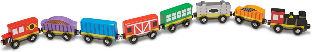 Melissa & Doug Magnetic Train Cars