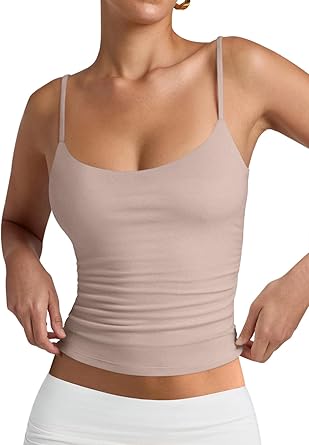 PINKMSTYLE Women’s Scoop Neck Tank Top