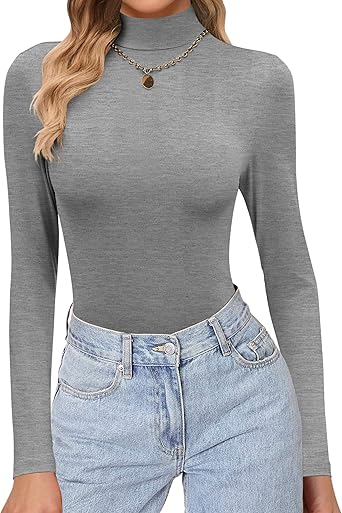 Ekouaer Women’s Turtleneck Shirt