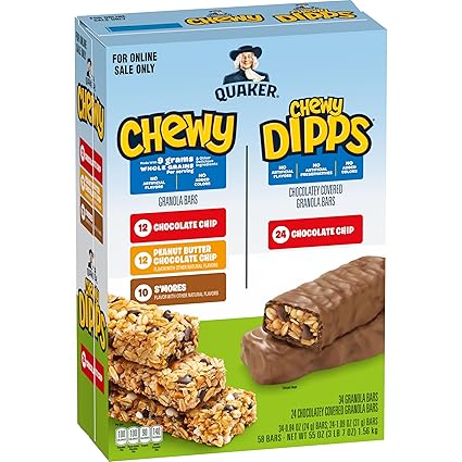 Quaker Chewy Granola Bars Variety Pack