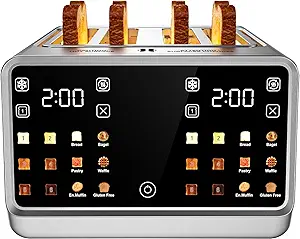 Smart Toaster 4 Slice – TouchScreen Control