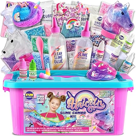 Fluffy Unicorn Slime Kit by FunKidz