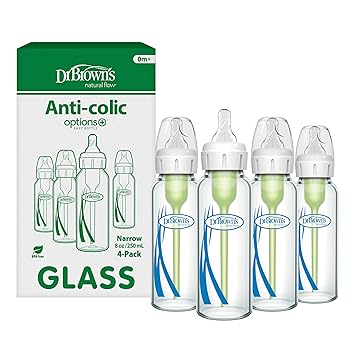 Dr. Brown’s Anti-Colic Glass Baby Bottles