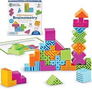 Learning Resources STEM Explorers Brainometry – 3D Puzzle Games for Kids, Kids Travel Games, Brain Teaser Puzzles, Pattern Memory Game, Brain Game Toys, Classroom Toys, 5 Year Old Boy and Girl Gifts — 39% OFF | Only $11.58