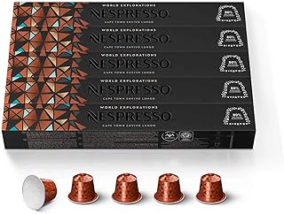 Nespresso Capsules Original Line, Cape Town Envivo Lungo, Dark Roast Espresso Coffee Pods, 50 Count Coffee Pods — 74% OFF | Only $12.12