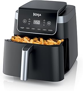 Ninja XL Air Fryer with MaxCrisp | 6.5 QT Capacity | 6-in-1 Max Crisp, Air Fry, Roast, Bake, Reheat & Dehydrate | 450°F Temp | 1750 Watts | Nonstick Basket, Crisper Plate & Recipe Guide | Grey | AF181 — 33% OFF | Only $119.99