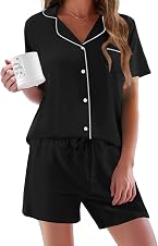 Ekouaer Pajamas Set for Women Short Sleeve Sleepw… — 58% OFF | Only $14.99