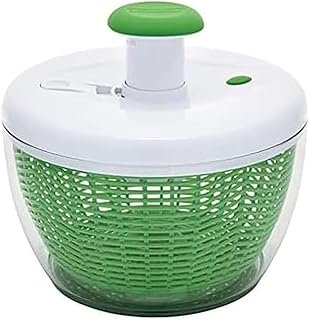 Farberware Easy to use pro Pump Spinner with Bowl, Colander and Built in draining System for Fresh, Crisp, Clean Salad and Produce, 6.6 quart, Green — 33% OFF | Only $17.99