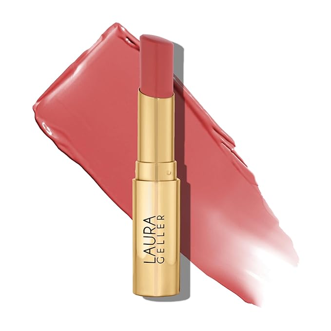 LAURA GELLER NEW YORK Jelly Balm Tinted Lip Balm – Just Peachy – Hydrating Lip Color with Shine Finish – Squalane & Vitamin E – Buildable Sheer to Medium Coverage – Vegan & Cruelty-Free — 60% OFF | Only $9.60