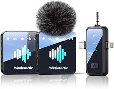 MENERESAS Wireless Microphone for iPhone: 40dB Noise Cancelin… — 68% OFF | Only $19.99