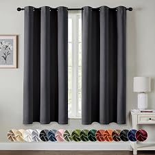 MIULEE Blackout Curtains for Bedroom 2 Panels 40 x 63 Inch L… — 72% OFF | Only $9.97