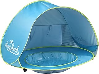 Monobeach Baby Beach Tent Pop Up Portable Shade Pool UV Protection Sun Shelter for Infant — 35% OFF | Only $21.33