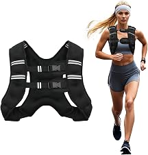 Poudee Weighted Vest, 6lb/8lb/10lb/12lb/16lb/20lb/25lb/30lb… — 53% OFF | Only $13.99