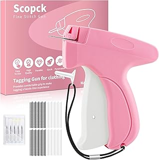 Stitch Gun for Clothes – Handheld Stitch Gun Quick Clothing Fixer – Tagging Gun – Includes 6 Needle, 1000 Black Fasteners & 1000 White Fasteners — 21% OFF | Only $18.99