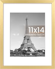 upsimples 11×14 Picture Frame, Display Pictures 8×10 with Mat o… — 58% OFF | Only $8.49