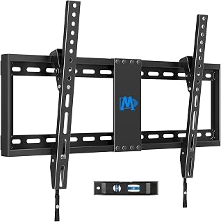 Mounting Dream Tilting TV Wall Mount for Most 37-90 Inch TVs up to 132lbs | Low Profile TV Mount Fits 16″, 18″, 24″ Studs, Max VESA 600x400mm, Wall Mount TV Bracket with Quick Lock & Release, MD2268-LK — 23% OFF | Only $27.05
