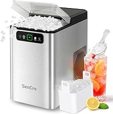 SenCre Nugget Ice Maker Countertop 40Lbs/24H Soft Che… — 57% OFF | Only $199.99