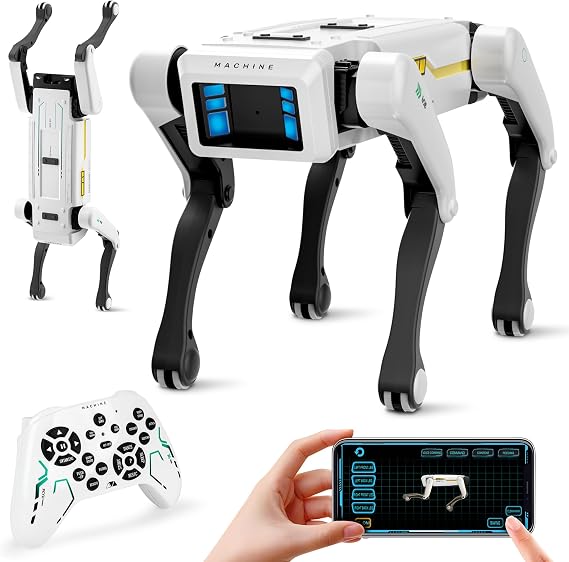Smart Robot Dog – Interactive STEM Pet with Voice Control, 30+ Actions & APP Programming, Durable Design for Kids Age 6+ (Compatible with iOS/Android) — 15% OFF | Only $57.79