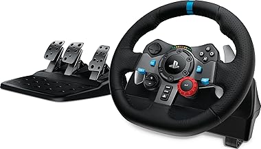 Logitech G29 Racing Wheel and Pedals for PS5/PS4/PC | Stainless steel paddle shifters, leather steering wheel cover, real force feedback, for PS5, PS4, PC, Mac — 33% OFF | Only $199.99