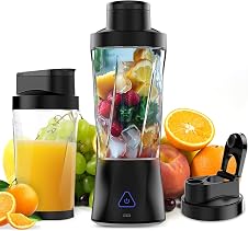 Portable Blender, 360 Watt Personal Blender Shakes and Sm… — 80% OFF | Only $20.00